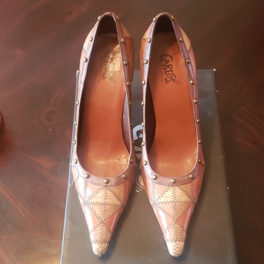 Slightly Worn Patchwork Pump - image 6